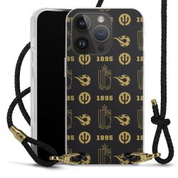 Carry Case Transparent Leather black/gold