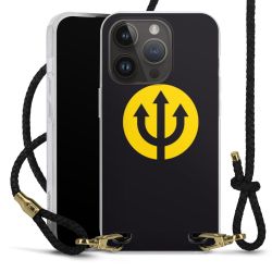 Carry Case Transparent Leather black/gold