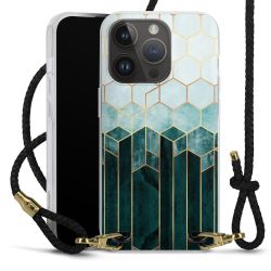 Carry Case Transparent Leather black/gold