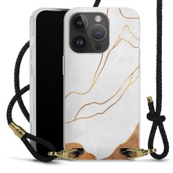 Carry Case Transparent Leather black/gold