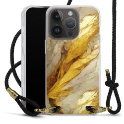 Carry Case Transparent Leather black/gold