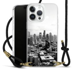 Carry Case Transparent Leather black/gold