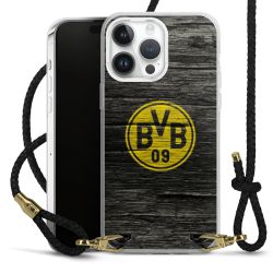 Carry Case Transparent Leather black/gold