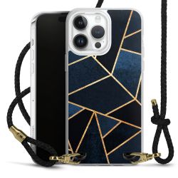 Carry Case Transparent Leather black/gold