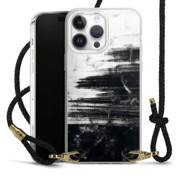 Carry Case Transparent Leather black/gold