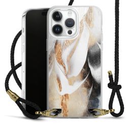 Carry Case Transparent Leather black/gold