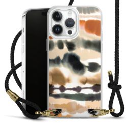 Carry Case Transparent Leather black/gold