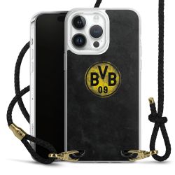 Carry Case Transparent Leather black/gold