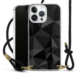 Carry Case Transparent Leather black/gold