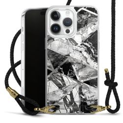 Carry Case Transparent Leather black/gold