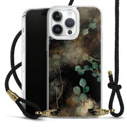 Carry Case Transparent Leather black/gold