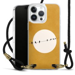 Carry Case Transparent Leather black/gold