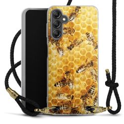 Carry Case Transparent Leather black/gold