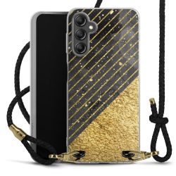 Carry Case Transparent Leather black/gold