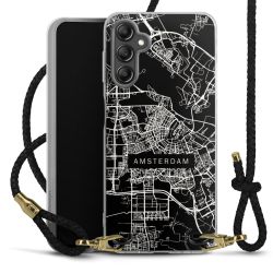 Carry Case Transparent Leather black/gold