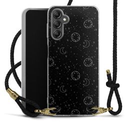 Carry Case Transparent Leather black/gold