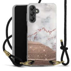 Carry Case Transparent Leather black/gold