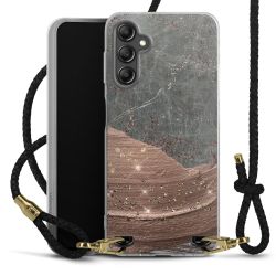 Carry Case Transparent Leather black/gold