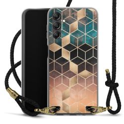 Carry Case Transparent Leather black/gold