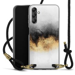 Carry Case Transparent Leather black/gold