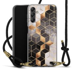 Carry Case Transparent Leather black/gold