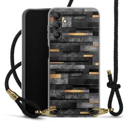 Carry Case Transparent Leather black/gold