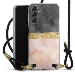 Carry Case Transparent Leather black/gold