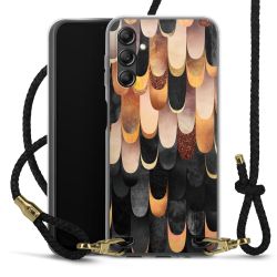 Carry Case Transparent Leather black/gold