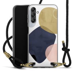 Carry Case Transparent Leather black/gold