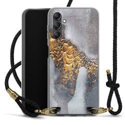 Carry Case Transparent Leather black/gold