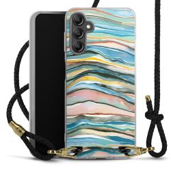 Carry Case Transparent Leather black/gold