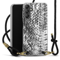 Carry Case Transparent Leather black/gold