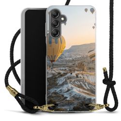 Carry Case Transparent Leather black/gold