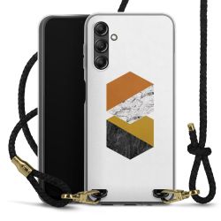 Carry Case Transparent Leather black/gold