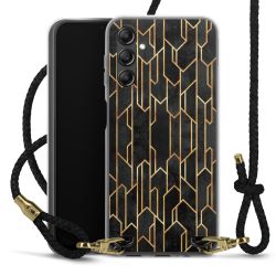 Carry Case Transparent Leather black/gold