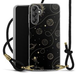 Carry Case Transparent Leather black/gold