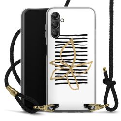 Carry Case Transparent Leather black/gold