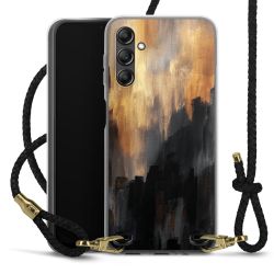 Carry Case Transparent Leather black/gold