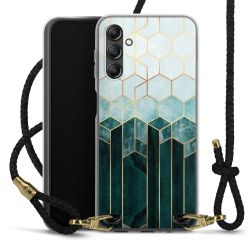 Carry Case Transparent Leather black/gold