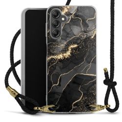 Carry Case Transparent Leather black/gold