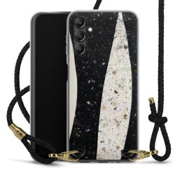 Carry Case Transparent Leather black/gold