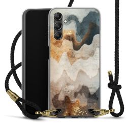 Carry Case Transparent Leather black/gold