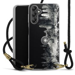 Carry Case Transparent Leather black/gold