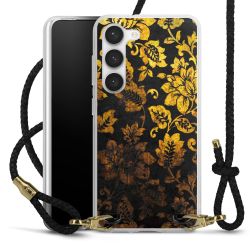 Carry Case Transparent Leather black/gold