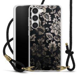 Carry Case Transparent Leather black/gold