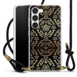 Carry Case Transparent Leather black/gold