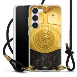 Carry Case Transparent Leather black/gold