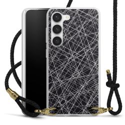 Carry Case Transparent Leather black/gold