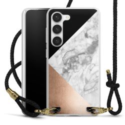 Carry Case Transparent Leather black/gold