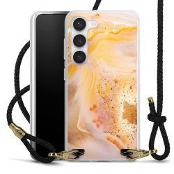 Carry Case Transparent Leather black/gold